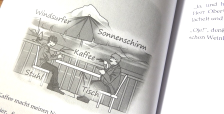 試し読みドイツ語の物語を読みながら文法を学ぶ, 男性名詞の格変化（冠詞・形容詞）、前置詞