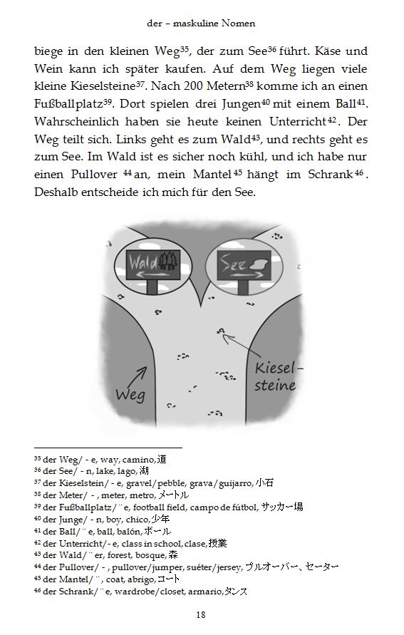 der - german masculine nouns *The story with only masculine nouns! Page 6