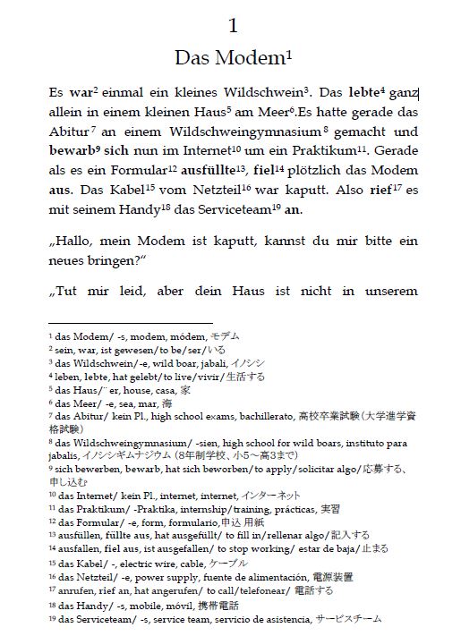 Easy German Reader- Das kleine Wildschwein - Seite 3