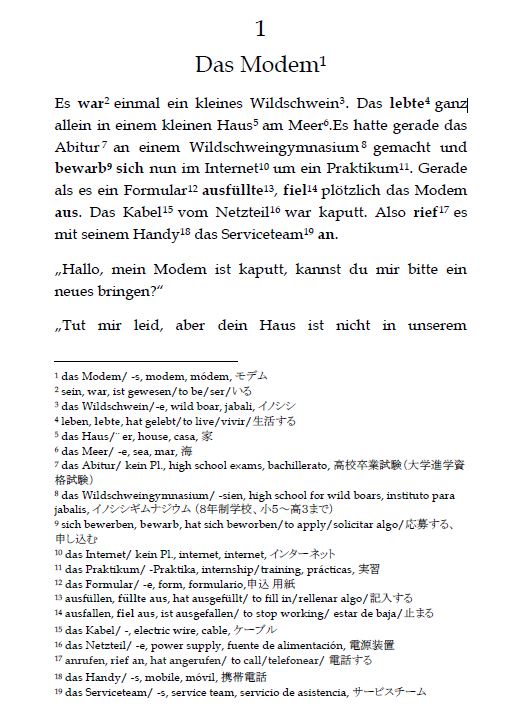 Leseprobe: das - deutsche neutrale Nomen *Die Geschichte hat nur neutrale Nomen (Seite 3)