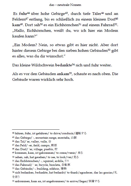 Easy German Reader- Das kleine Wildschwein - Seite 6
